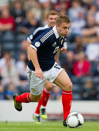 The Fifa World Cup 2014 Qualifier  Scotland v Serbia.