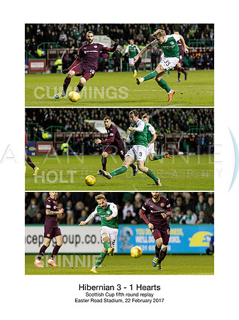 Hibs V Hearts print