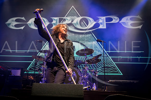 Europe support Deep Purple live at the Hydro in Glagow