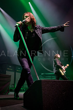Europe support Deep Purple live at the Hydro in Glagow